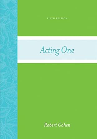 Acting One by Robert Cohen | McGraw Hill; 5th edition
