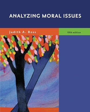 Analyzing Moral Issues by Judith Boss | McGraw-Hill Humanities/Social Sciences/Languages