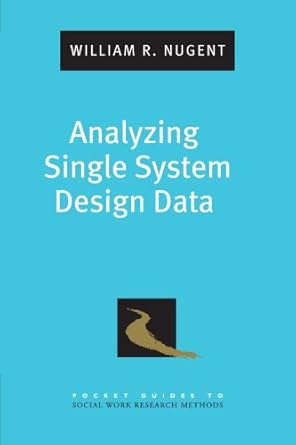 Analyzing Single System Design Data (Pocket Guide to Social Work Research Methods) by William Nugent | Oxford University Press; 1st edition