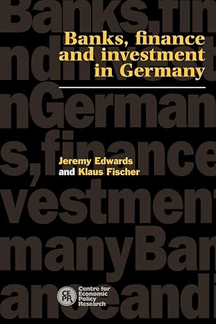 Banks, Finance and Investment in Germany by Jeremy Edwards | Cambridge University Press