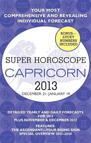 Capricorn (Super Horoscopes 2013) by Margarete Beim | Berkley Trade