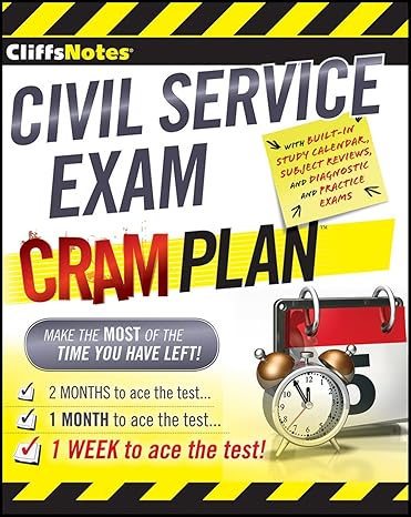 CliffsNotes Civil Service Exam Cram Plan by Northeast Editing  Inc. | Cliffs Notes; 1st edition