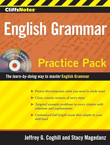 CliffsNotes English Grammar Practice Pack by Stacy Magedanz | Cliffs Notes; CSM PAP/CD edition
