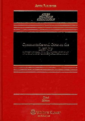 Commentaries and Cases on the Law of Business Organization by William T. Allen | Aspen Pub