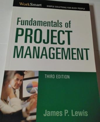 Fundamentals of Project Management (Worksmart Series) by James P. Lewis | Amacom Books; 3rd edition