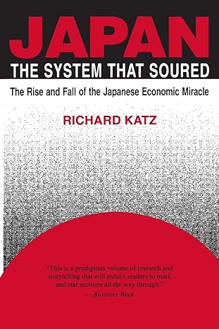 Japan, the System That Soured by Richard Katz | Routledge; 1st edition