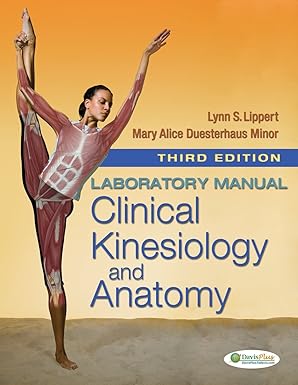Laboratory Manual for Clinical Kinesiology and Anatomy by Lynn S. Lippert PT  MS | F.A. Davis Company