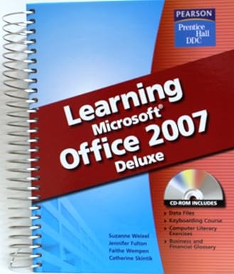 Learning Microsoft Office 2007 Deluxe by Fulton | Pearson; 1st edition