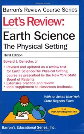 Let's Review: Earth Science by Edward J. Denecke Jr. | Barrons Educational Series; Third edition