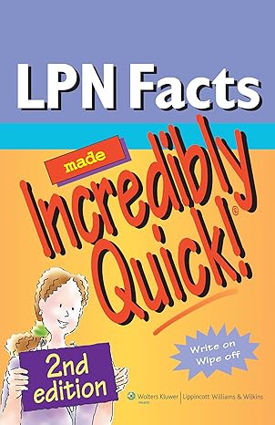 LPN Facts Made Incredibly Quick! (Incredibly Easy! Series®) by Lippincott | LWW