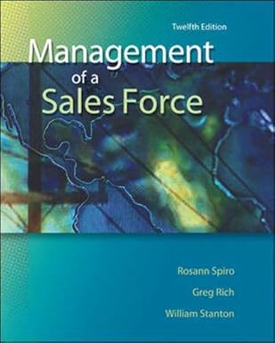 Management of a Sales Force by Rosann Spiro | McGraw-Hill/Irwin