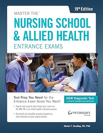 Master the Nursing School & Allied Health Exams by Peterson's | Peterson's; 19th edition