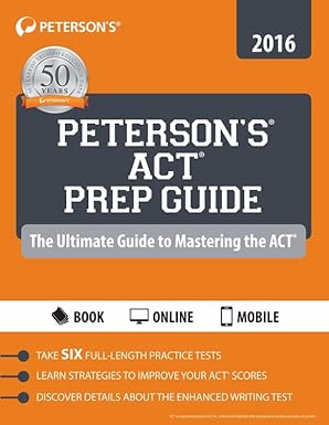 Peterson's ACT Prep Guide 2016 by Peterson's | Peterson's