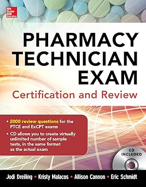 Pharmacy Technician Exam Certification and Review by Jodi Dreiling | McGraw Hill / Medical