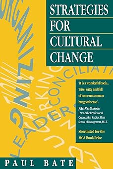 Strategies for Cultural Change by S. Paul Bate | Routledge