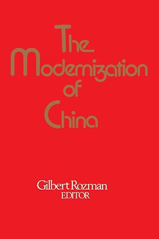 The Modernization of China by Rozman | Free Press; First Edition
