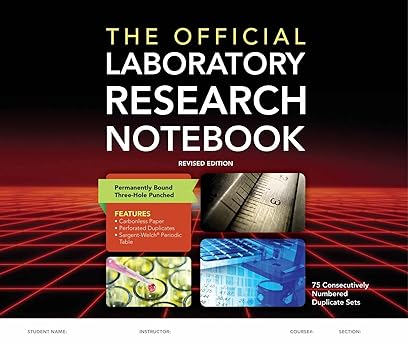 The Official Laboratory Research Notebook (75 duplicate sets): . by Jones & Bartlett Learning | Jones & Bartlett Learning