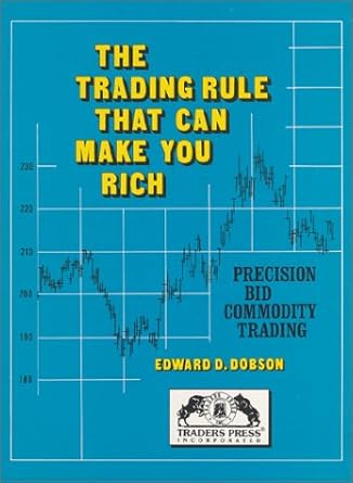 Trading Rule That Can Make You Rich: Precision Bid Commodity Trading by Edward D. Dobson | Traders Pr; Third Printing edition